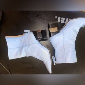 Light blue Topshop Leather block heel 39eu